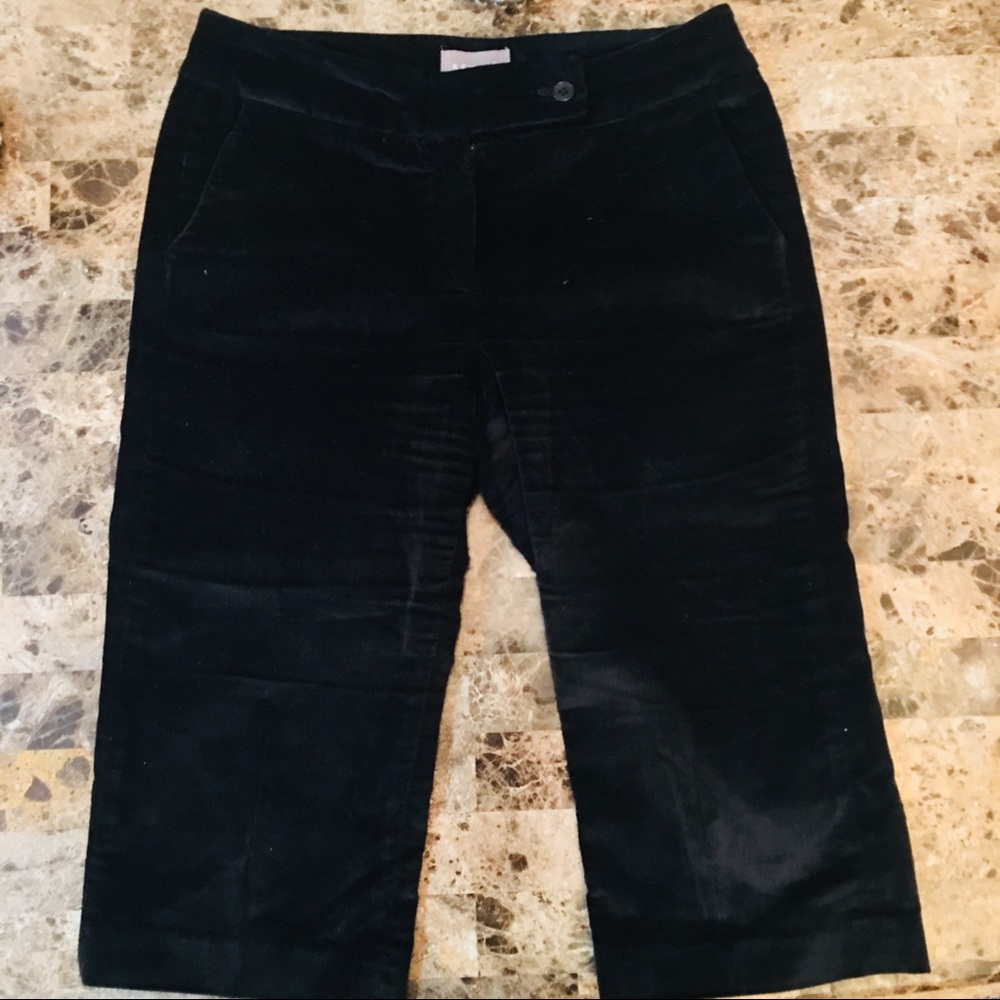 Velvet Cropped Pant